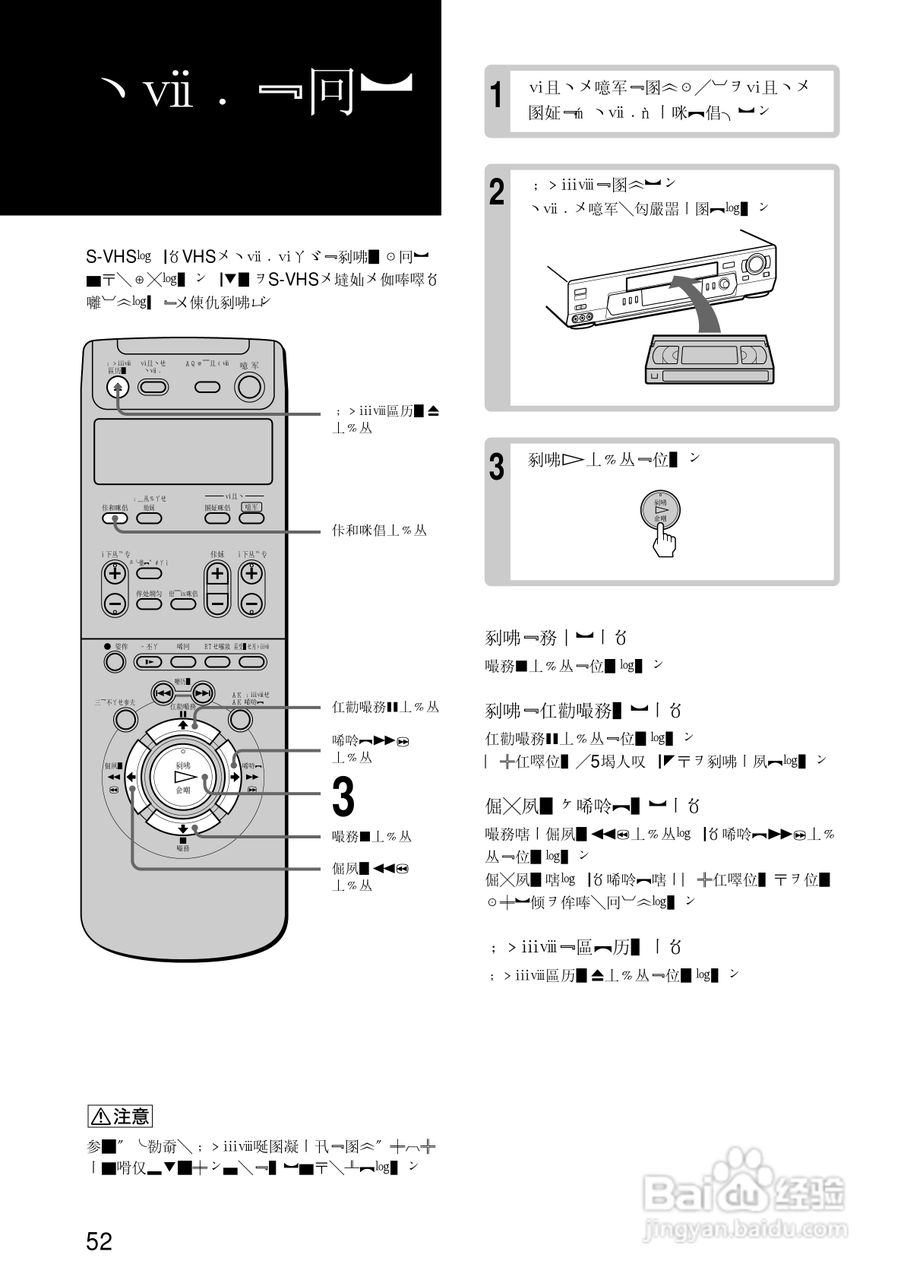 SONY SLV-R550录像机说明书:[6]