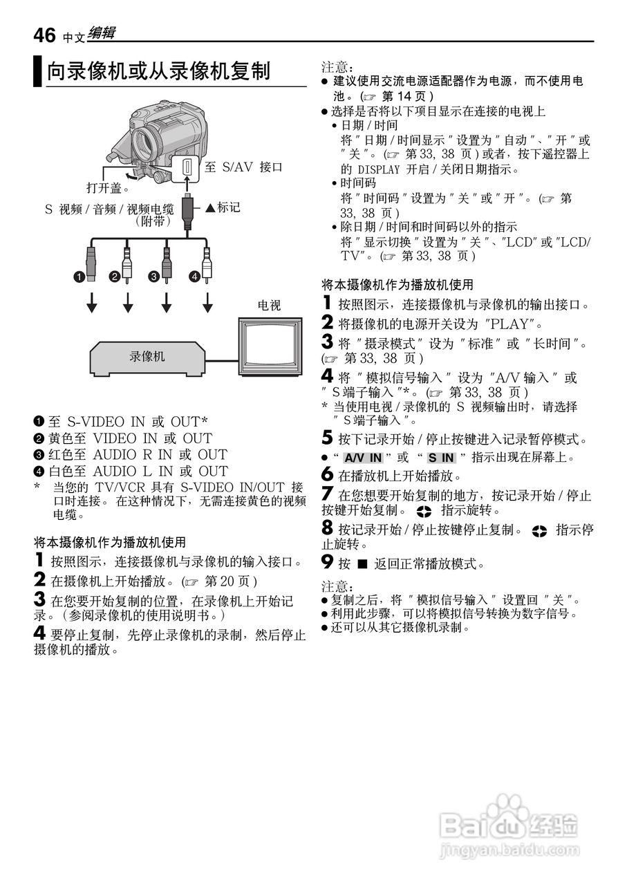 JVC 数码摄录一体机GR-X5AA/AC/AG/AH 说明书:[5]