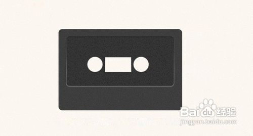 PhotoShop绘制一枚磁带图标作品