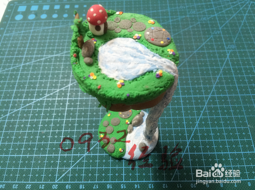 超轻黏土教程-粘土漂浮岛教程