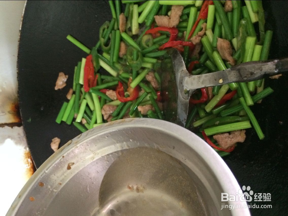 蒜苔炒肉怎么炒