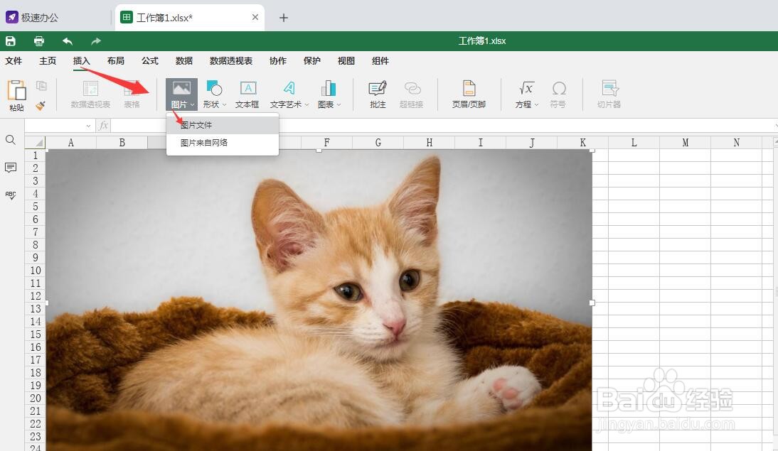 (Excel)中插入的图片怎么铺满整个页面