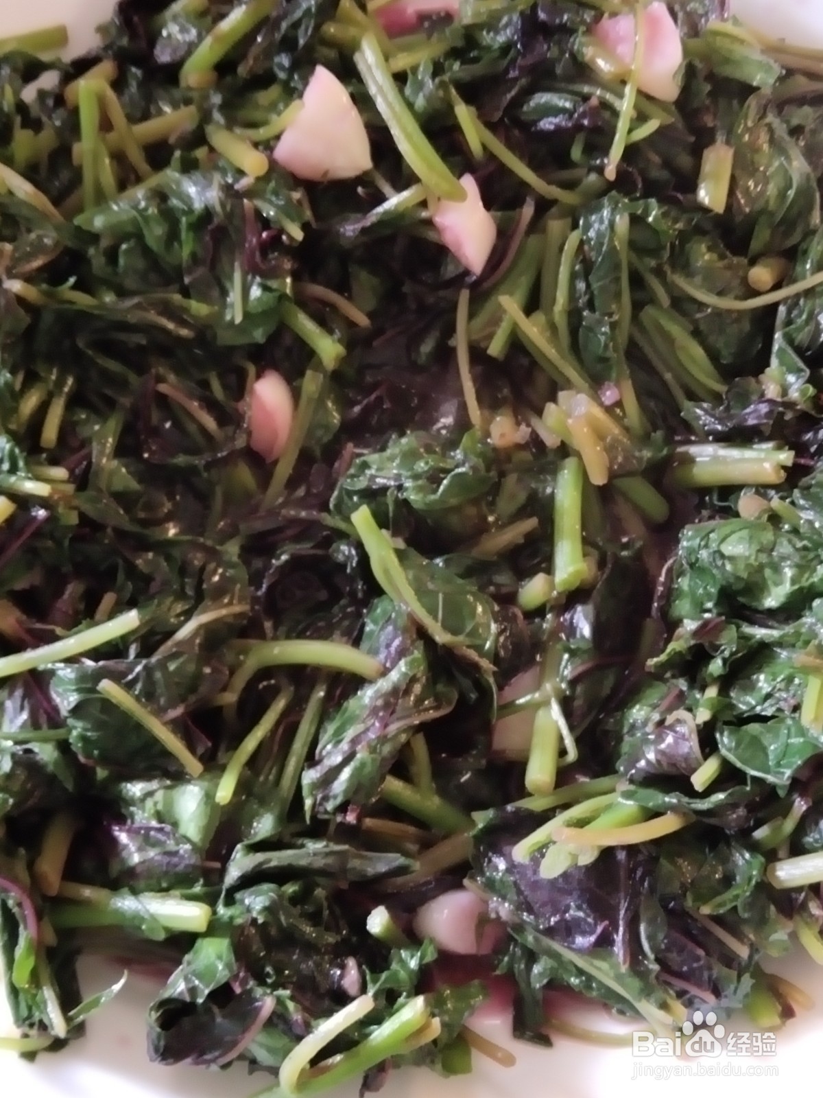 家常大蒜头炒苋菜