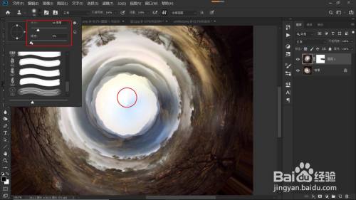 使用极坐标制作酷炫的圆形全景图