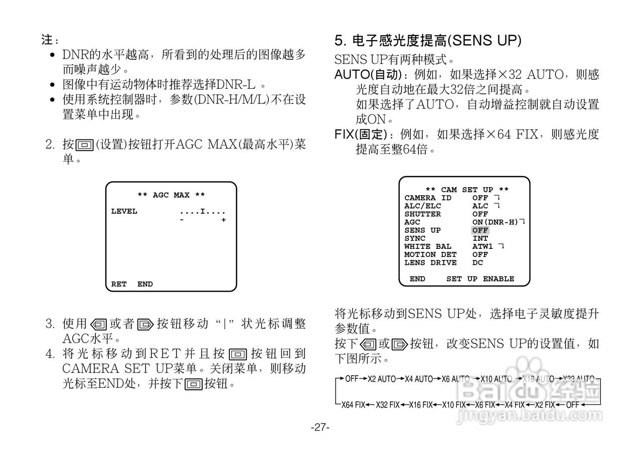松下WV-CL924A超低照度彩色摄像机使用说明书:[3]