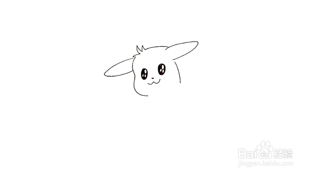 皮卡丘简笔画如何画