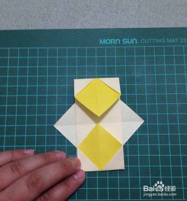 三角插折纸灯笼