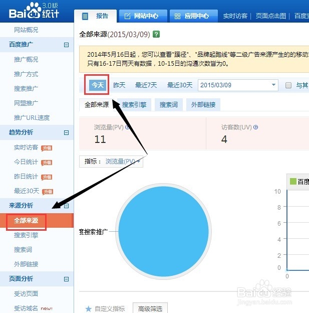 帐户优化一：[5]百度竞价帐户查看来源明细