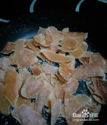 简易糖霜柚子皮