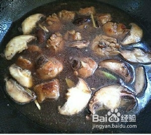 食补养生香菇鸡腿肉的做法