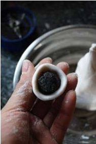 黑芝麻汤圆的做法