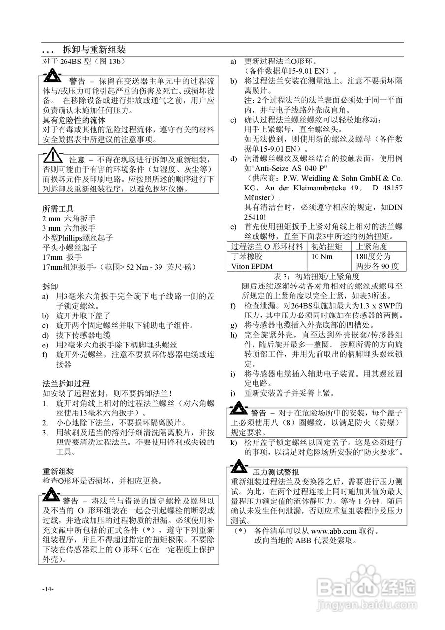 ABB 2600T系列HART压力变送器说明:[2]