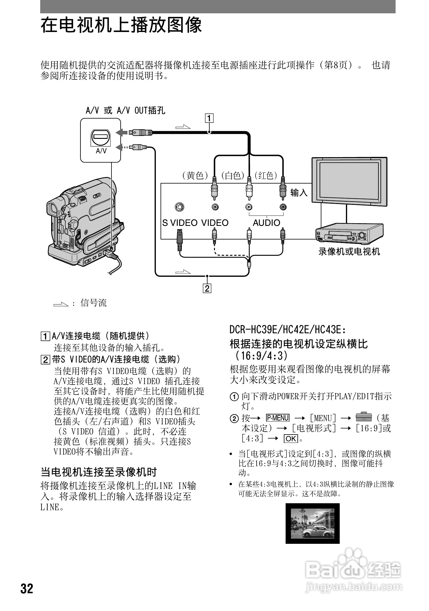 索尼DCR-HC42E数码摄像机使用说明书:[4]