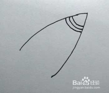 怎么画儿童简笔画：火箭