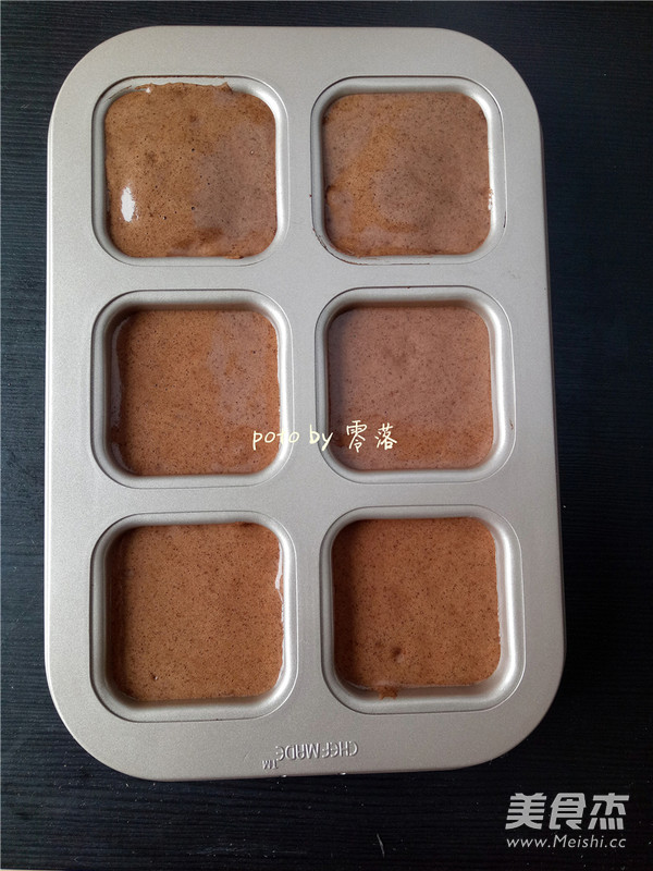 米饭夹心可可蛋糕