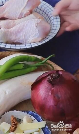 怎么做杏鲍菇烧鸡腿
