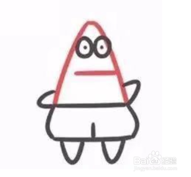 如何画派大星简笔画