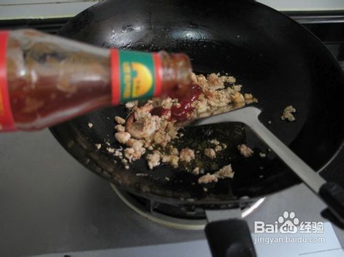 肉酱虾仁拌意面