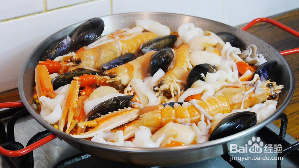每日美食-西班牙海鲜饭的做法