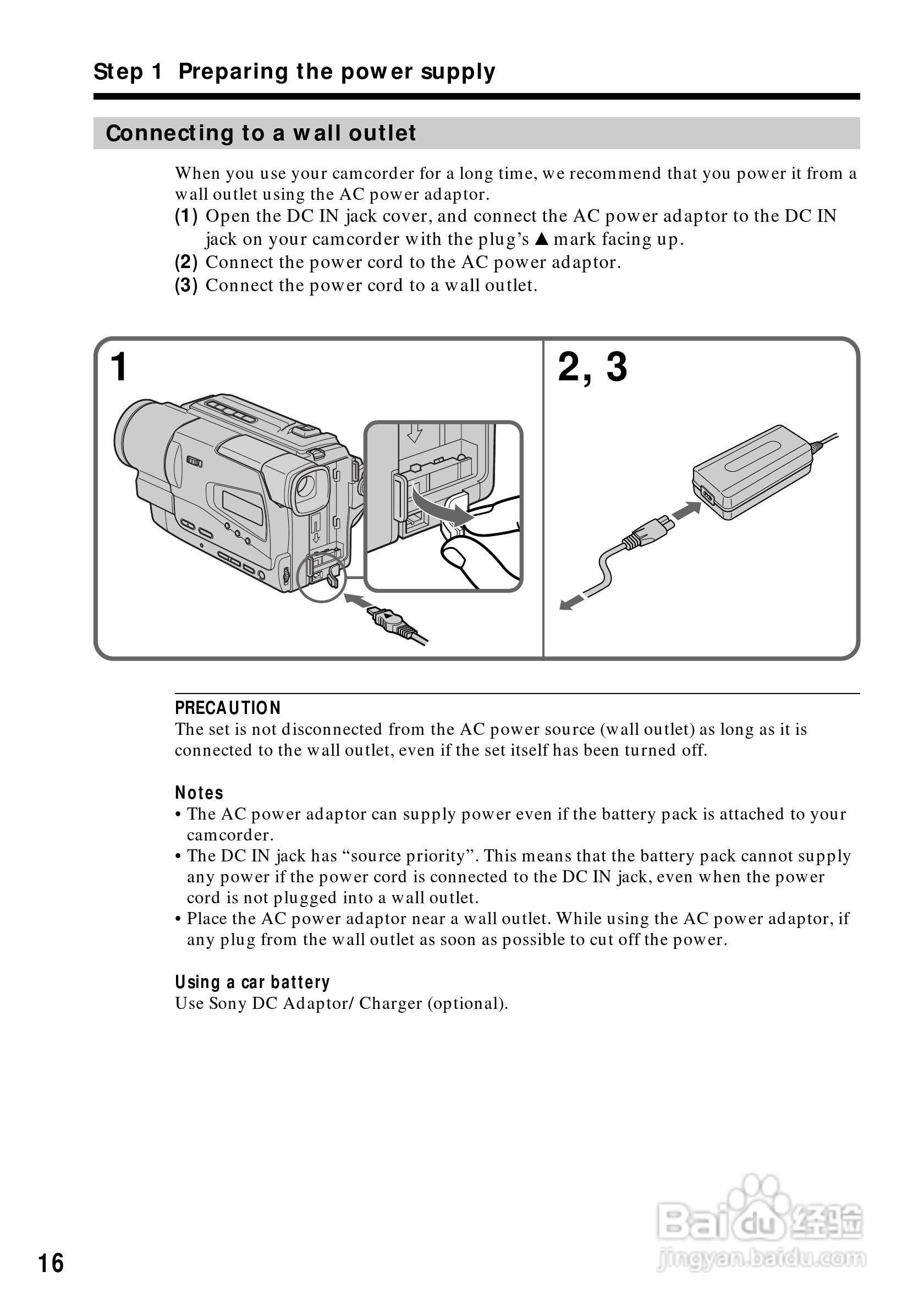 索尼CCD-TR818模拟摄像机说明书:[2]