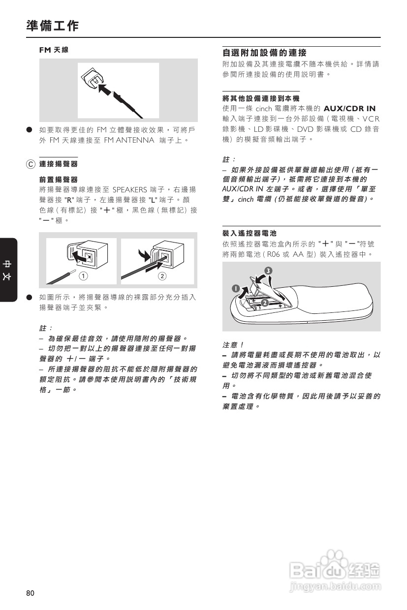 PHILIPS FWM399组合音响使用说明书:[1]