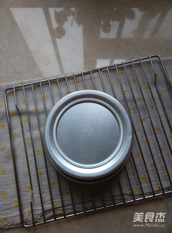 三色戚风蛋糕6寸