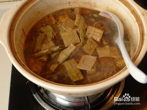 冬季能量的储备----笋干红烧肉