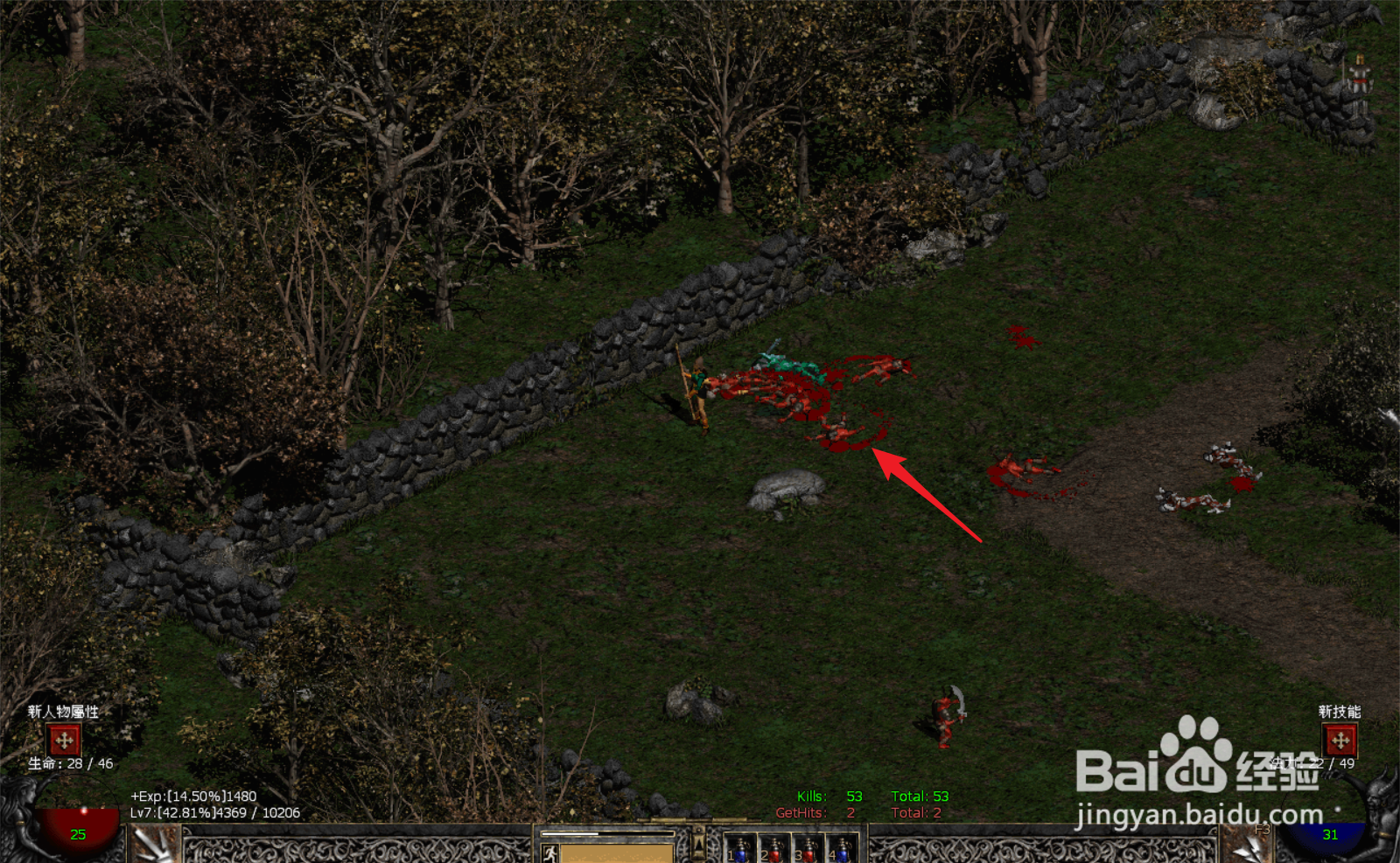 暗黑2怎么呈现地面所有装备?