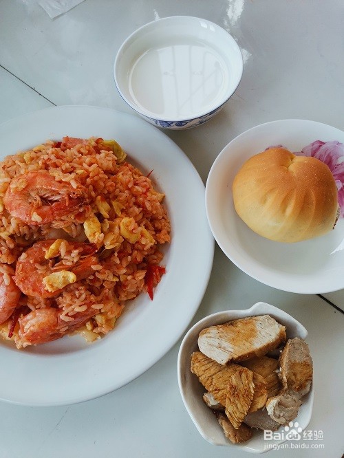 茄汁大虾烩饭的做法