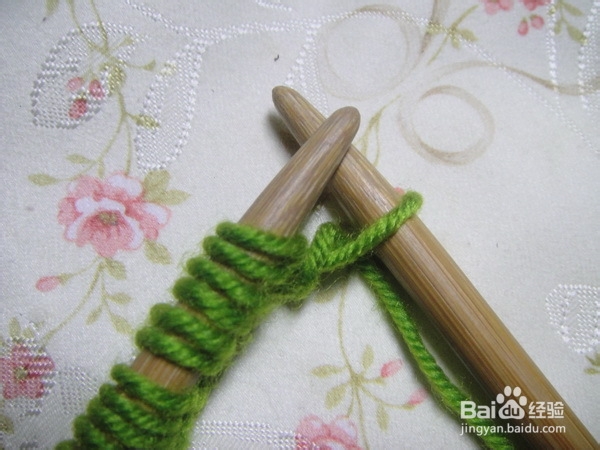 围巾织法——太阳花详细图解