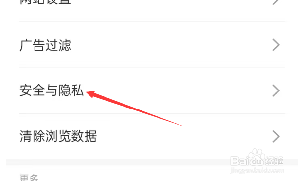 乐感浏览器APP如何对安全与隐私进行设置