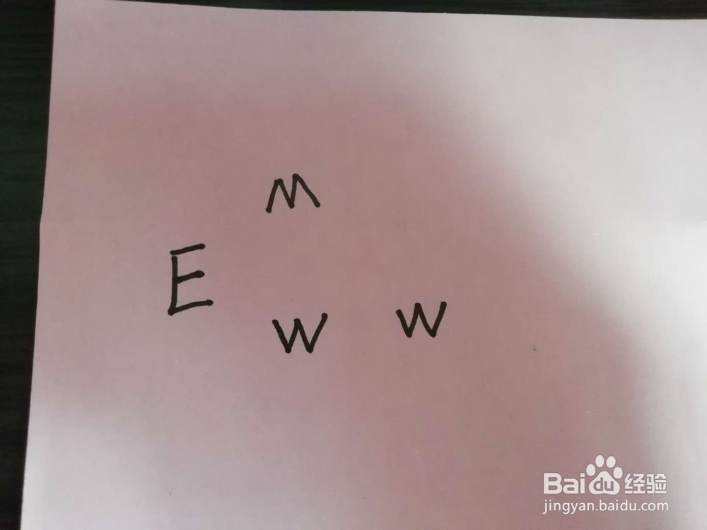 用英文字母画小猪的方法