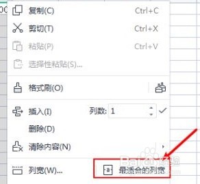 如何根据表格的数据调整单元格列宽