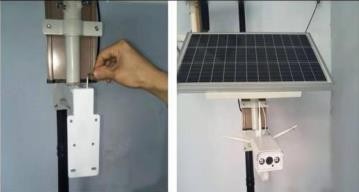 太阳能摄像头的安装流程