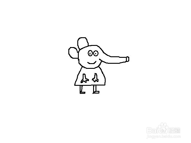 简笔画系列-怎样画大象