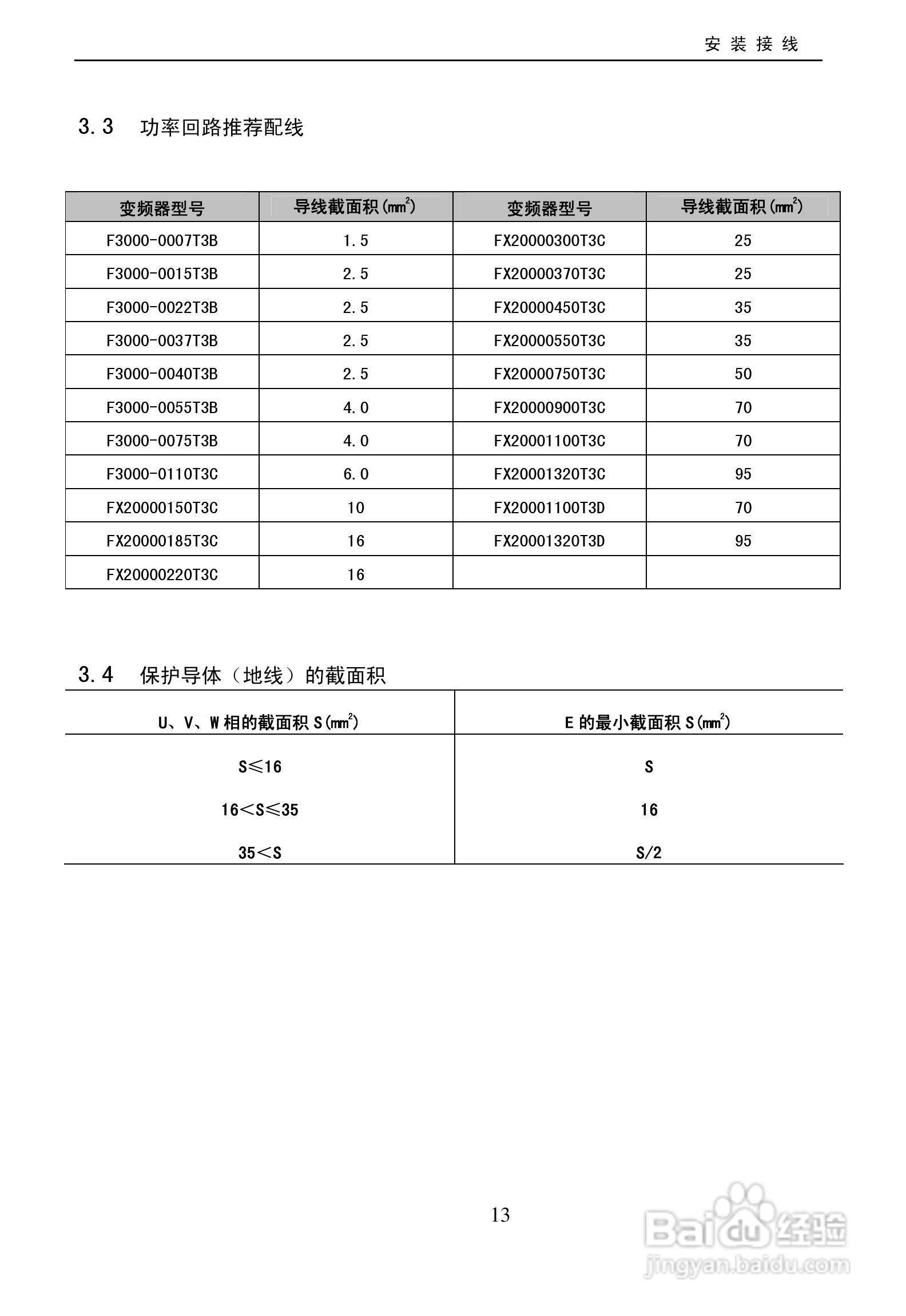欧瑞FX2000-1100T3D变频器使用说明书:[2]