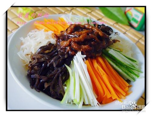 炸酱面之---京酱肉丝面