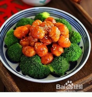 西兰花糖醋鹌鹑蛋