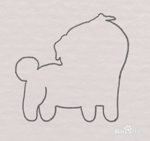 京巴小狗怎么画