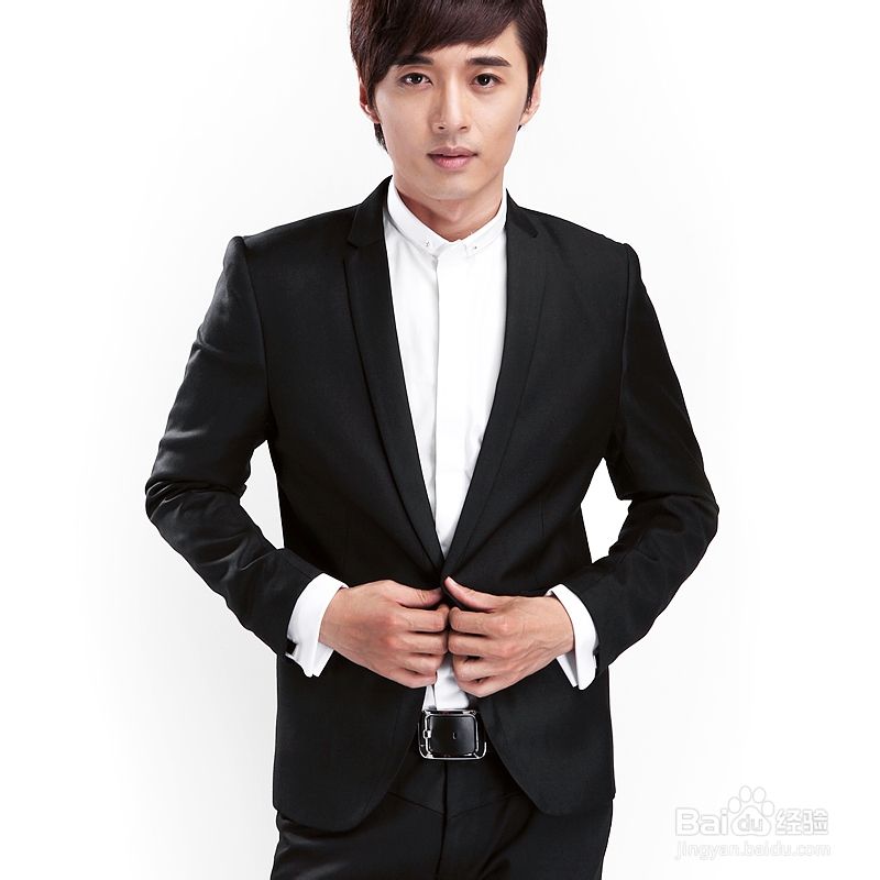西装与皮带的搭配