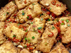 香煎豆腐做法大全