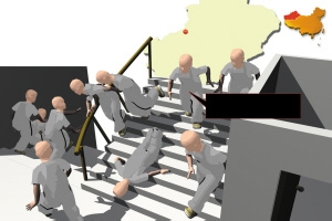 楼梯踩踏,自救有招