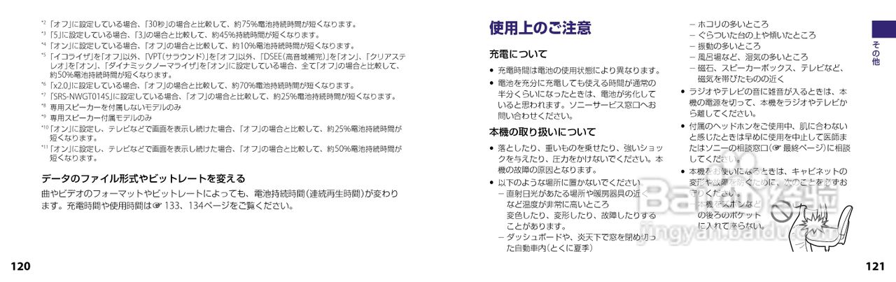 SONY NW-S644数码随身听说明书:[7]