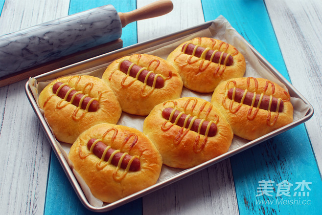 热狗面包的做法