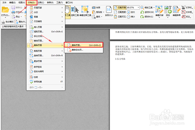 怎么删除PDF文档中的空白页