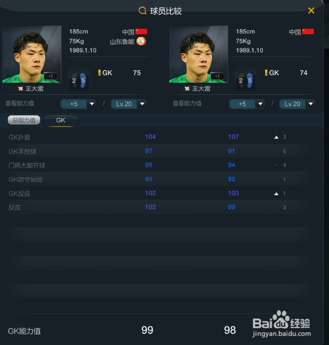 fifaol3中国队套之门将