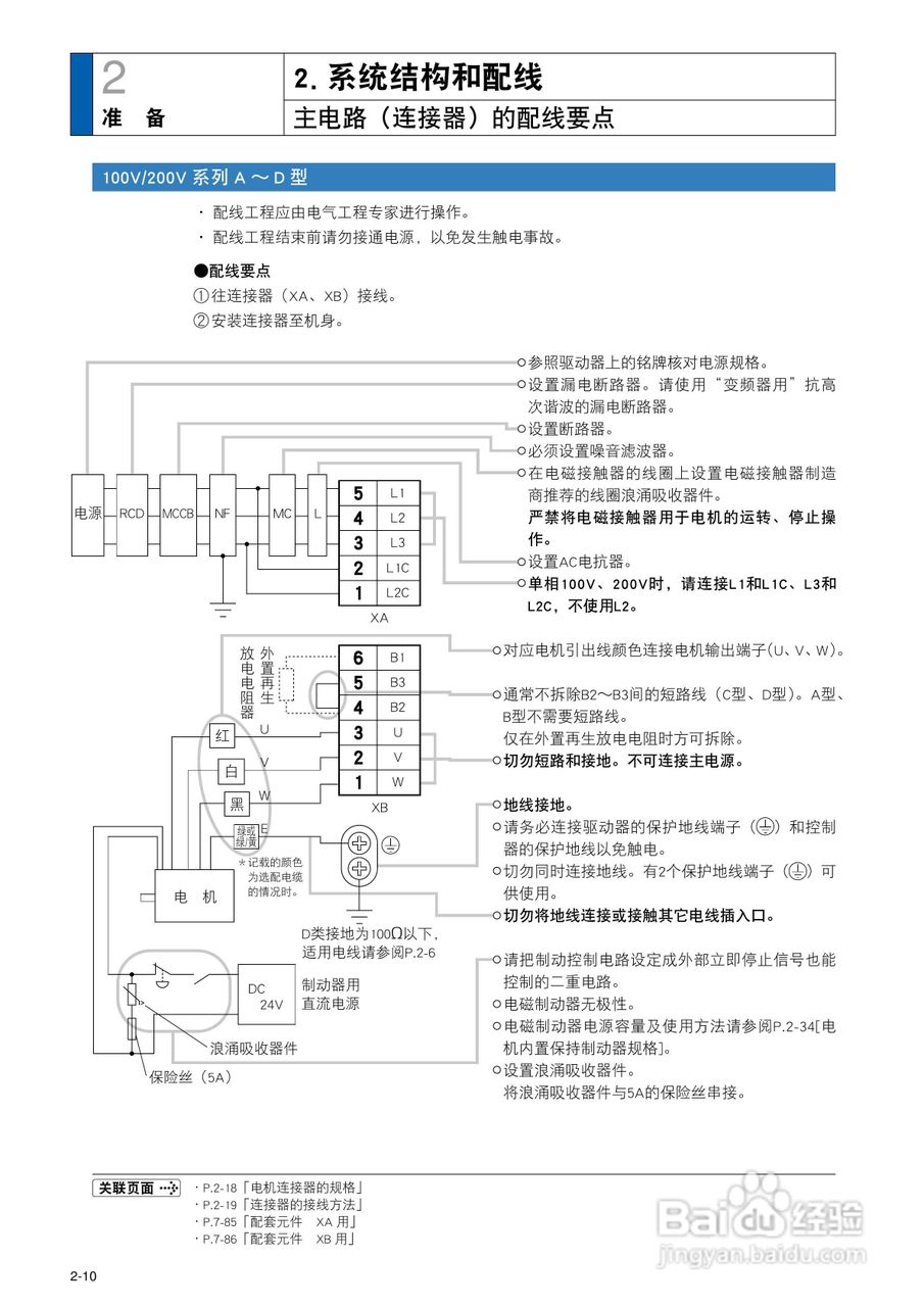 数字AC 伺服电机及驱动器MINAS A5说明书:[5]