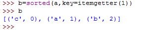 Python教程：[67]itemgetter对列表排序