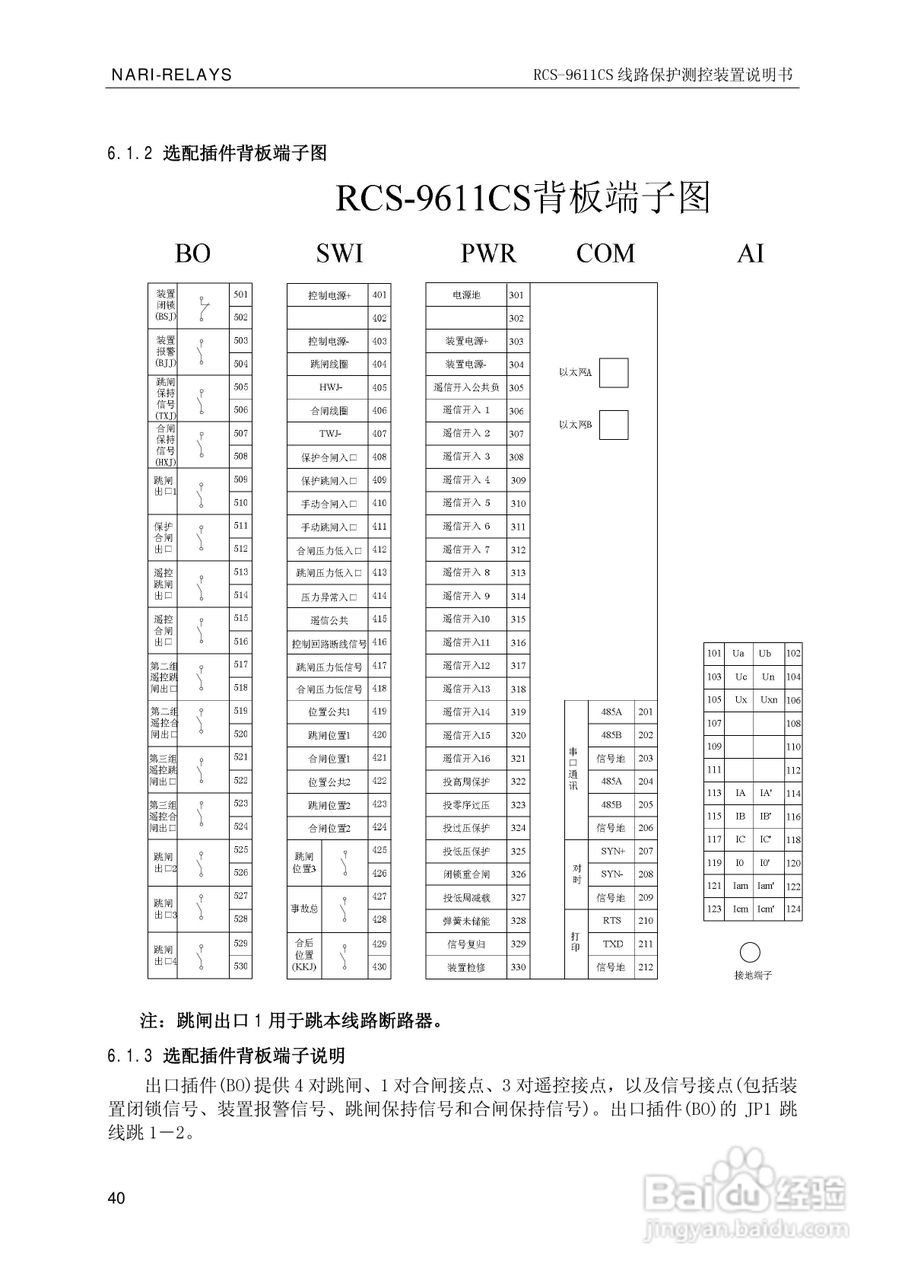 南瑞继保RCS-9681CS变压器后备保护测控装置说明书:[5]