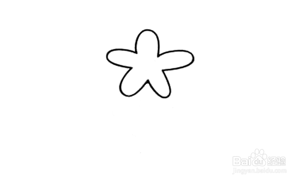 如何画出一朵小花